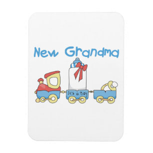 Magnet Flexible Nouveaux cadeaux de grand-mère-train