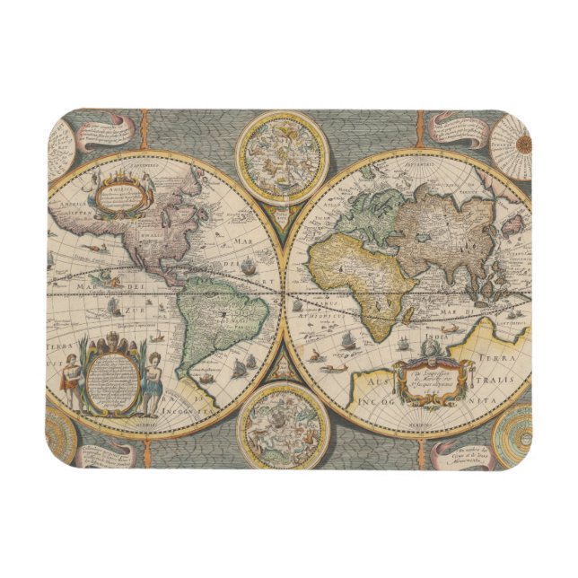 Magnet Flexible Nova Totius Terrarum Orbis Géographia (Horizontal)