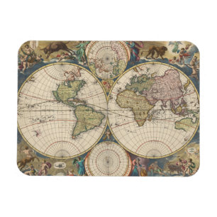 Magnet Flexible Novissima Totius Terrarum Orbis Tabula