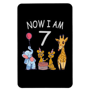 Magnet Flexible Now I, 7 ans d'or 7th Birthday