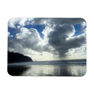 Magnet Flexible Nuages de tempête, plage d'Oswald West State, OU