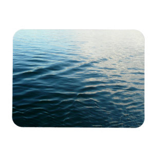 Magnet Flexible Nuances d'eau bleue Photographie de la nature Abst