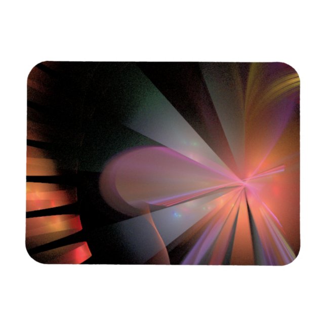 Magnet Flexible Nuances d'explosion rouge (Horizontal)