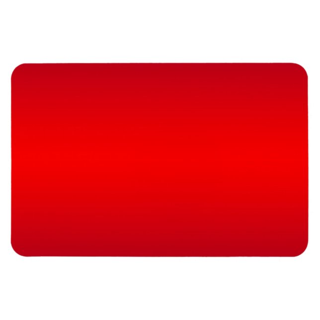 Magnet Flexible Nucléaire Dégradé rouge - Modèle rouge crapaud (Horizontal)