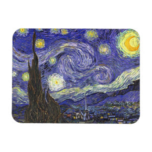 Magnet Flexible Nuit étoilée par Vincent van Gogh