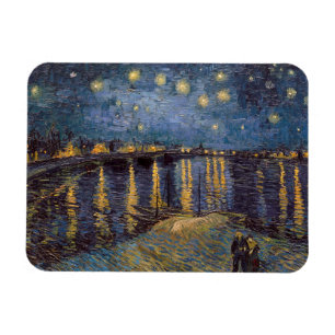 Magnet Flexible Nuit étoilée sur le Rhône par Vincent Van Gogh