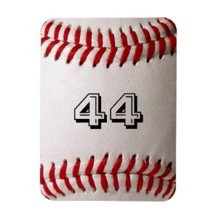 Magnet Flexible Numéro de baseball personnalisé - Photo de sport h