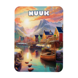 Magnet Flexible Nuuk, pearl of the Arctic