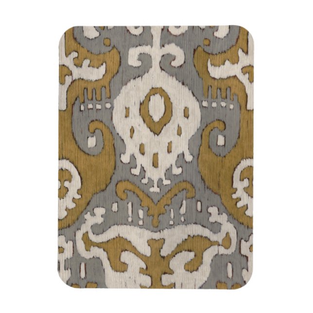 Magnet Flexible Ochre Ikat II (Vertical)