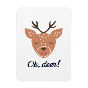 Magnet Flexible Oh cerf cerf amour Sauver le cerf Création créativ