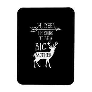 Magnet Flexible Oh Cerf Va Fêter Noël Grand Frère Annonce