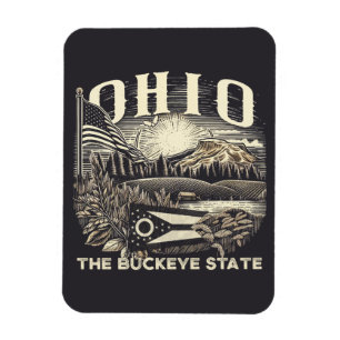 Magnet Flexible Ohio Le Buckeye State