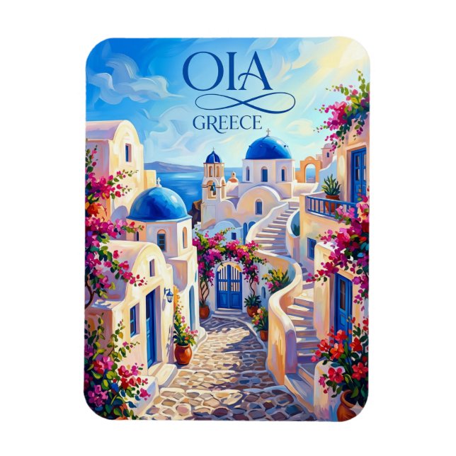 Magnet Flexible Oia Grèce (Vertical)