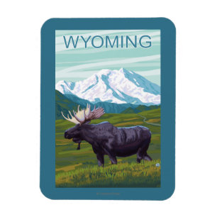 Magnet Flexible Oie avec MountainWyoming