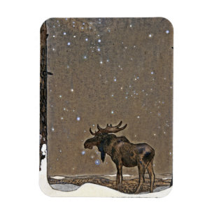 Magnet Flexible Oie dans la neige