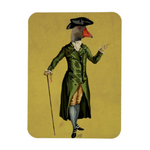 Magnet Flexible Oie en Green Regency Manteau 3