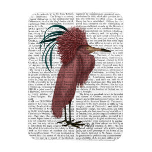 Magnet Flexible Oiseau de Marsala mis en berne