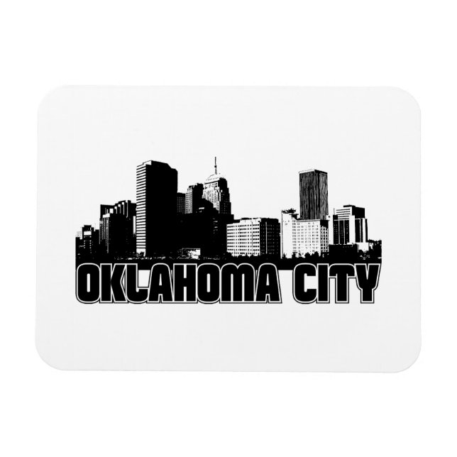 Magnet Flexible Oklahoma City Skyline (Horizontal)