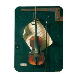 Magnet Flexible Old Violon Still Life par William Michael Harnett