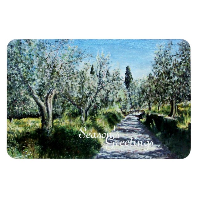 MAGNET FLEXIBLE OLIVIERS EN TOSCANE DE RIMAGGIO (Horizontal)