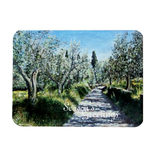 MAGNET FLEXIBLE OLIVIERS EN TOSCANE DE RIMAGGIO (Horizontal)