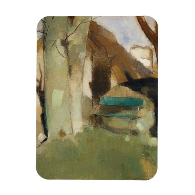 Magnet Flexible Ombre sur le mur, Helene Schjerfbeck (Vertical)