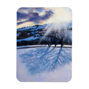 Magnet Flexible Ombres de neige 2009