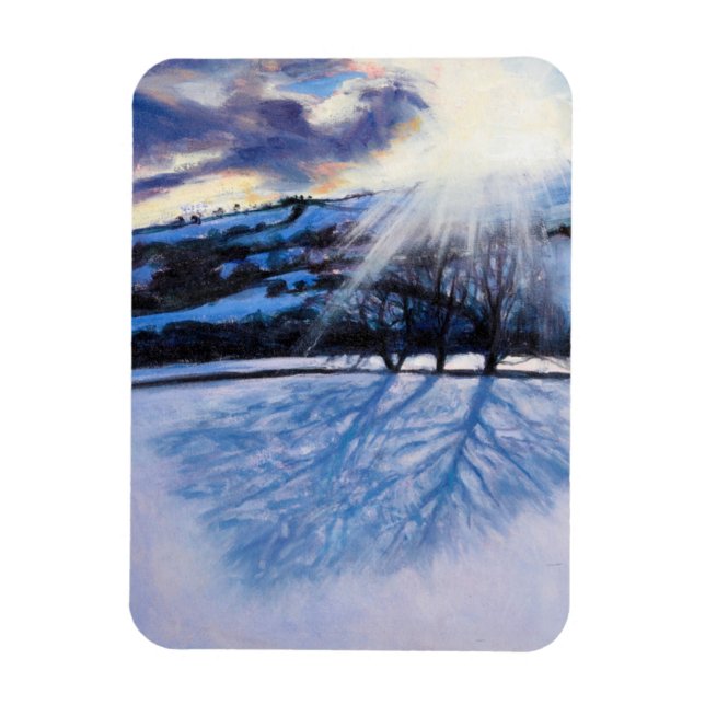 Magnet Flexible Ombres de neige 2009 (Vertical)