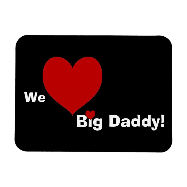Magnet Flexible On Coeur Big Daddy (Horizontal)