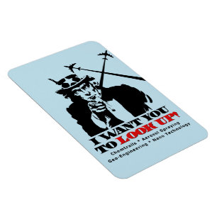 Magnet Flexible Oncle Sam dit que je veux que vous cherchiez