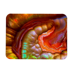 Magnet Flexible Opéra de feu rouge iridescente