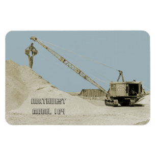 Magnet Flexible OPÉRATEUR DE CRANE NORTHWEST MODEL 104 CLAMSHELL o