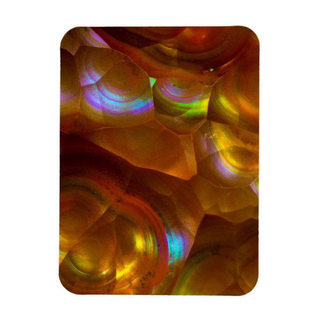 Magnet Flexible Optique de feu orange Iridescente (Vertical)