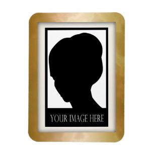 Magnet Flexible Or et aimant de marbre rose de photo