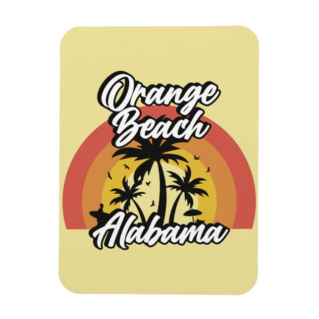 Magnet Flexible Orange Beach, Alabama (Vertical)