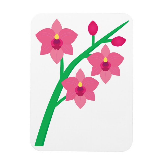 Magnet Flexible Orchidées (Vertical)
