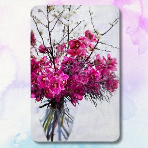 Magnet Flexible Orchidées Tigre Violettes Nature Morte