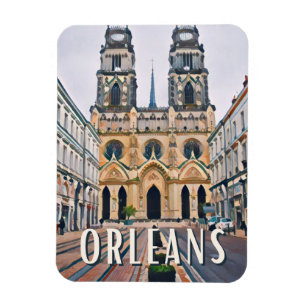 Magnet Flexible Orléans Photo Vintage