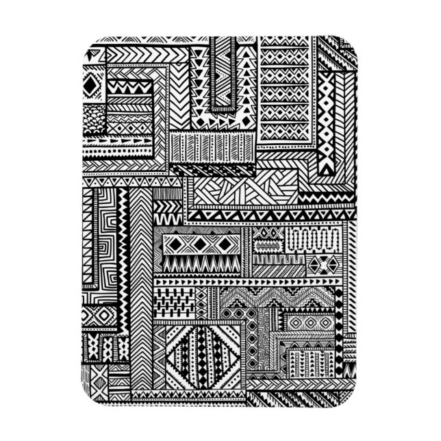 Magnet Flexible Ornement ethnique (Vertical)