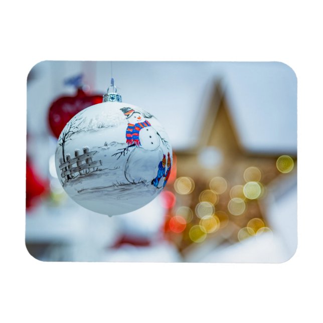 Magnet Flexible Ornements de Noël (Horizontal)
