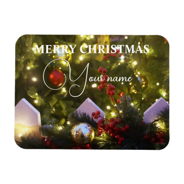 Magnet Flexible Ornements de Noël (Horizontal)