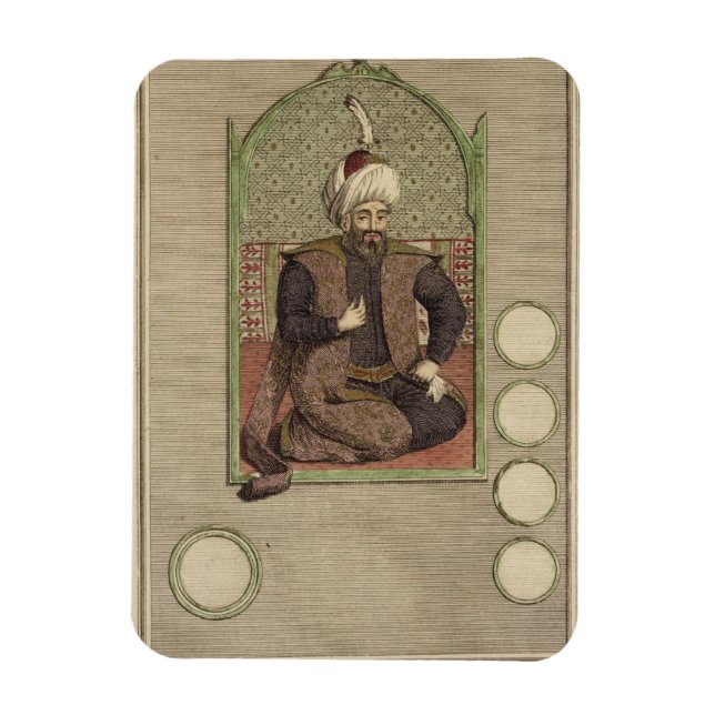 Magnet Flexible Osman I (1259-1326) fondateur de l'Empire ottoman (Vertical)