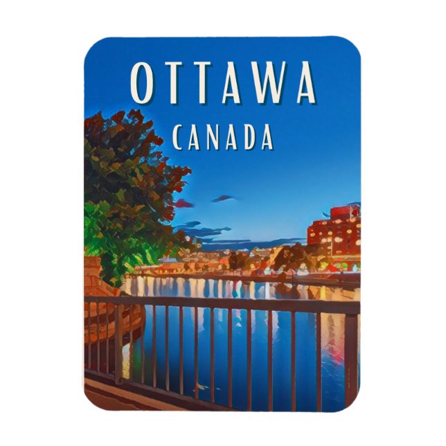Magnet Flexible Ottawa : Capitale dynamique du Canada  (Vertical)