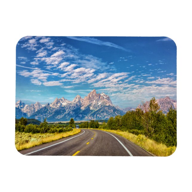 Magnet Flexible Où mène la route (Horizontal)