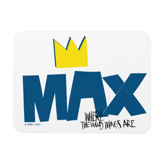 Magnet Flexible Où sont les monstres ? | Max et la Couronne (Horizontal)