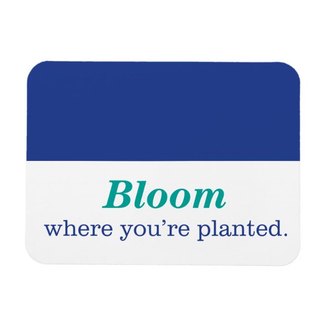 Magnet Flexible Où vous êtes planté (Horizontal)