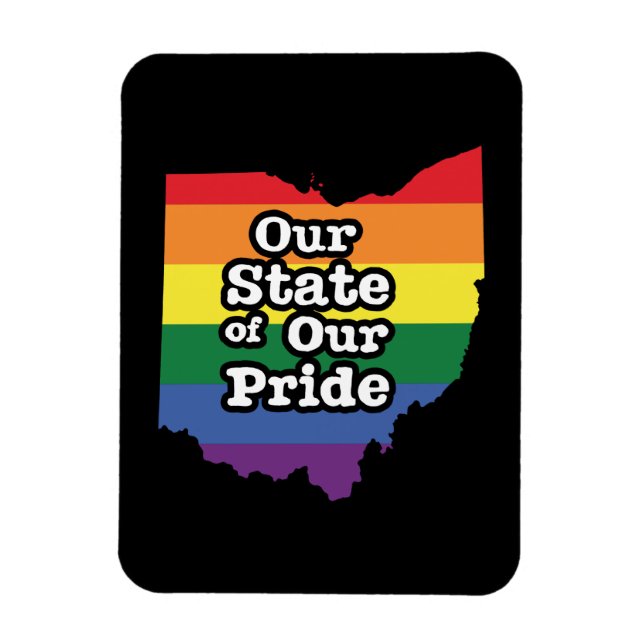 Magnet Flexible Our State of Our Pride Ohio (Vertical)