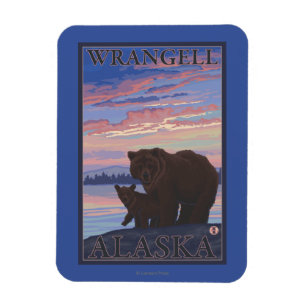 Magnet Flexible Ours et CUB - Wrangell, Alaska
