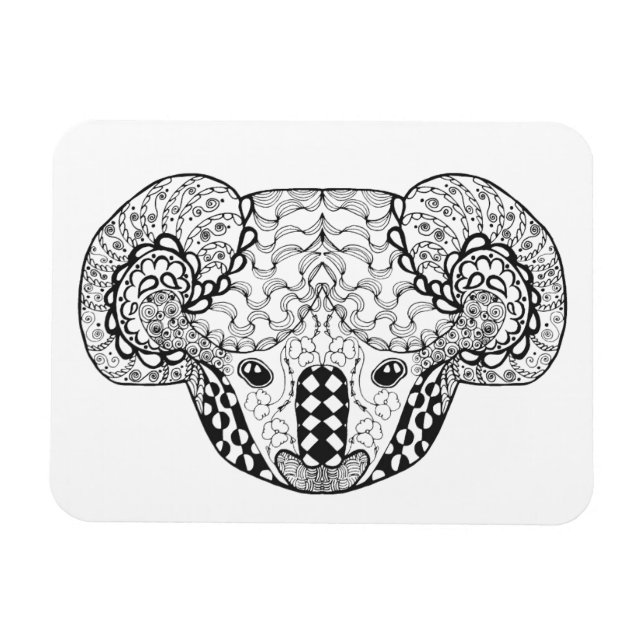 Magnet Flexible Ours Koala inspiré (Horizontal)