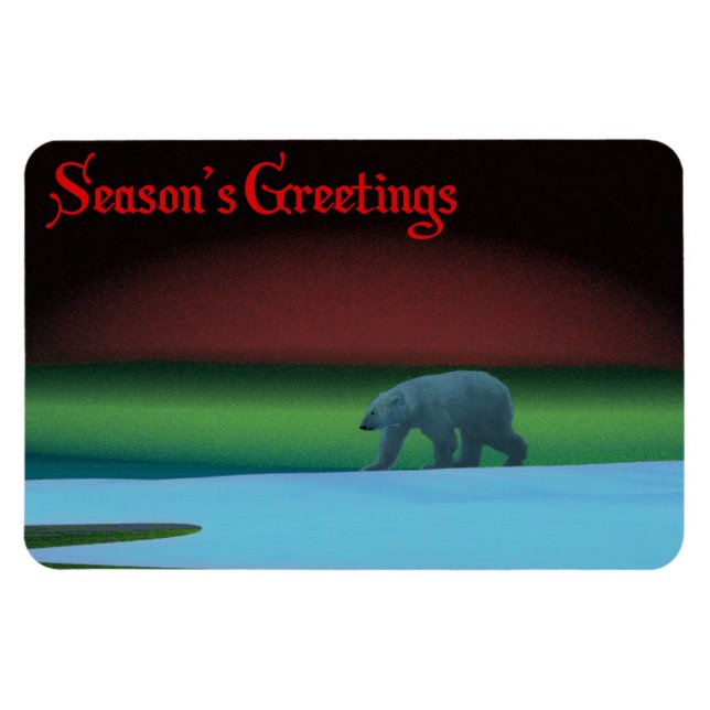 Magnet Flexible Ours polaire (Horizontal)